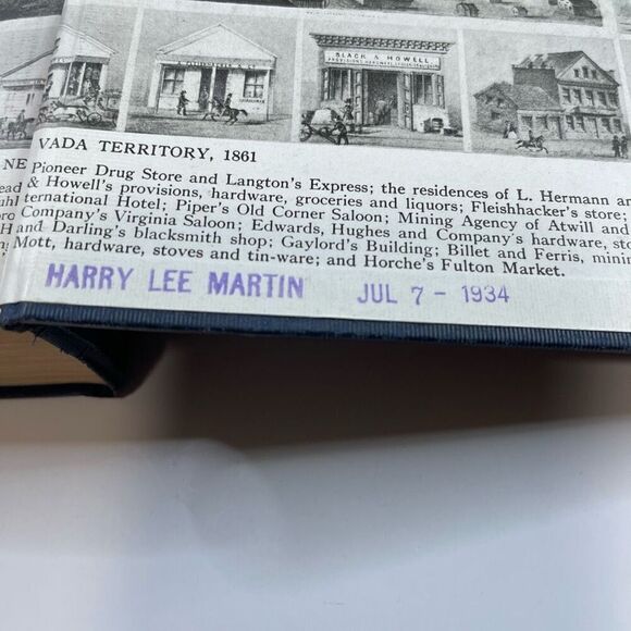 The Saga Of The Comstock Lode Boom Days In Virginia City 1st Print George D Lyma - Picture 5 of 8